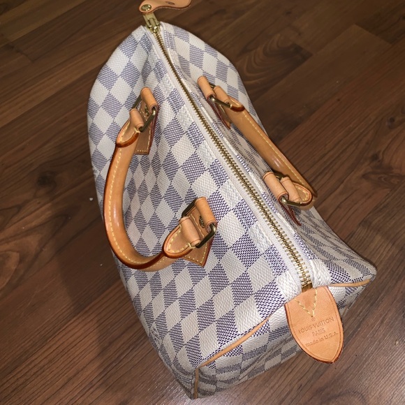 Louis Vuitton Handbags - Louis Vuitton Speedy Damier Azur 25